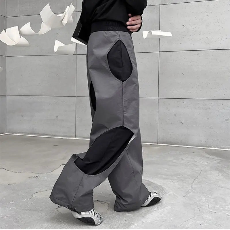 'Pulsar' Futuristic paneled streamlined pants