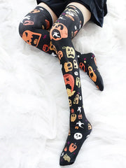 'Pumpkin Market' Limited Halloween Leg Tights