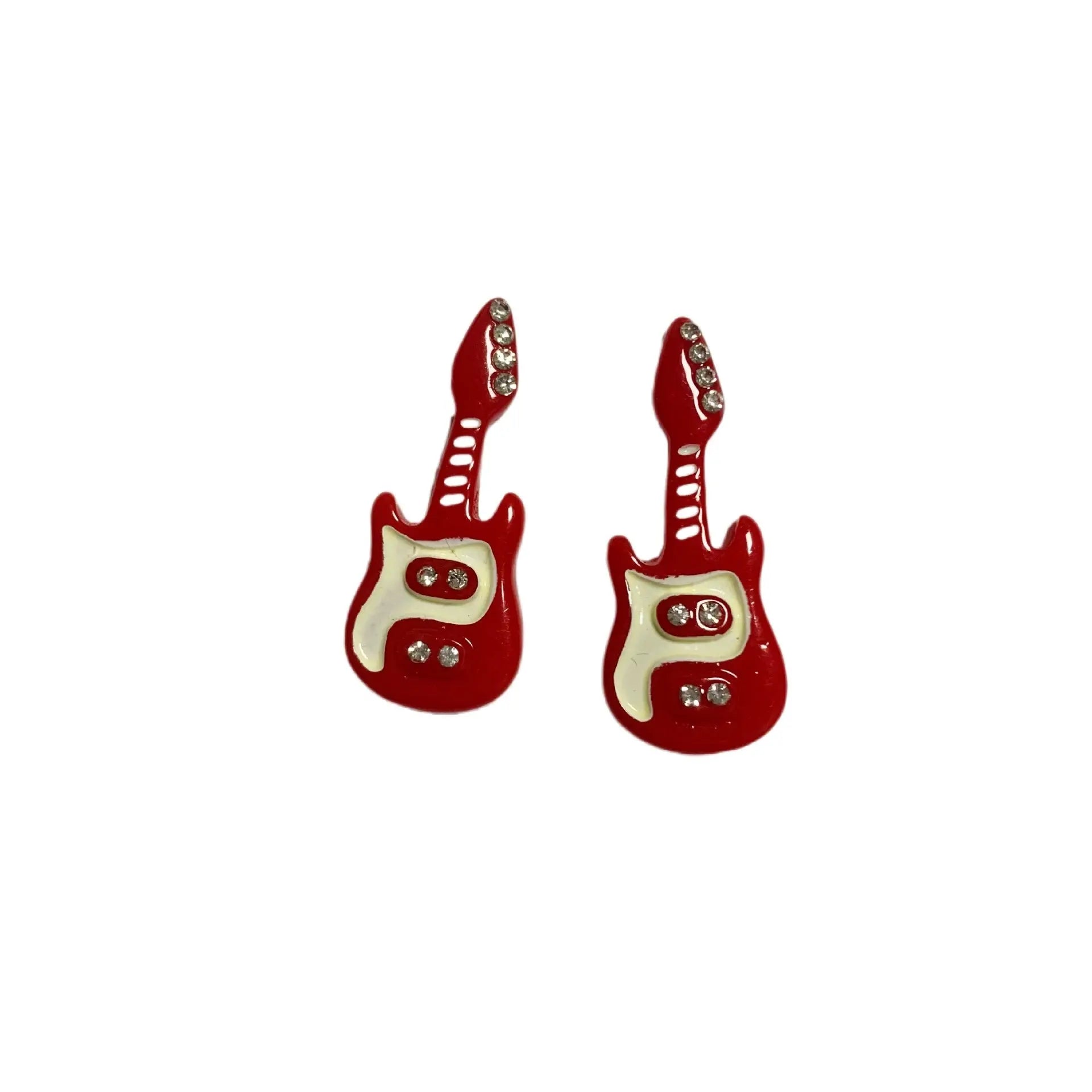 'Punk Princess' Kawaii Punk Guitar Earrings