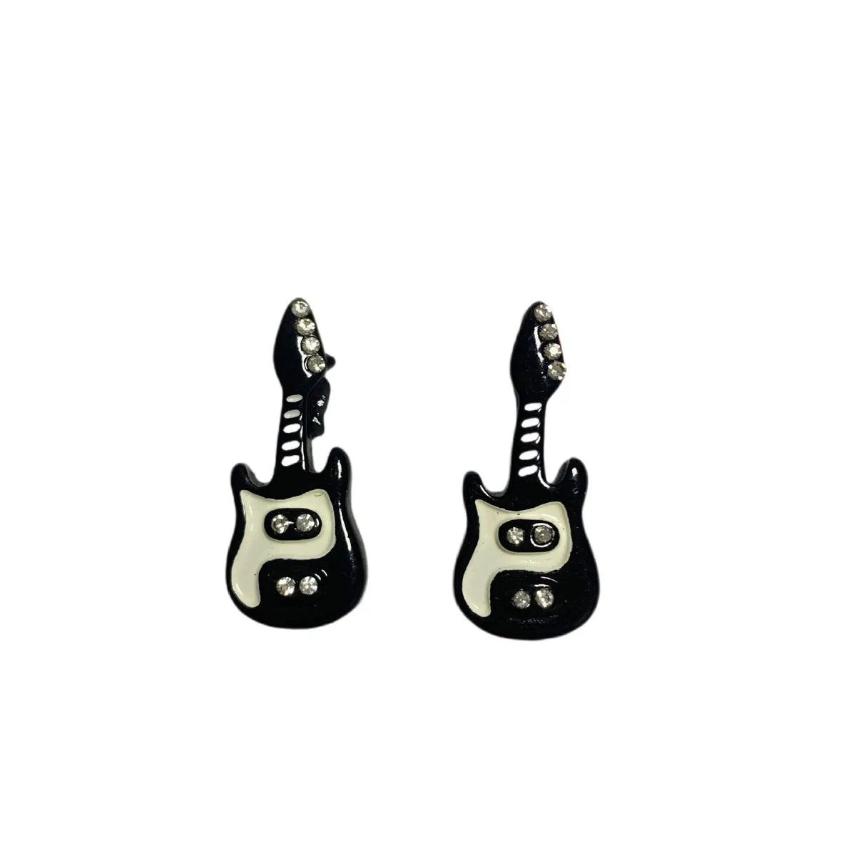 'Punk Princess' Kawaii Punk Guitar Earrings