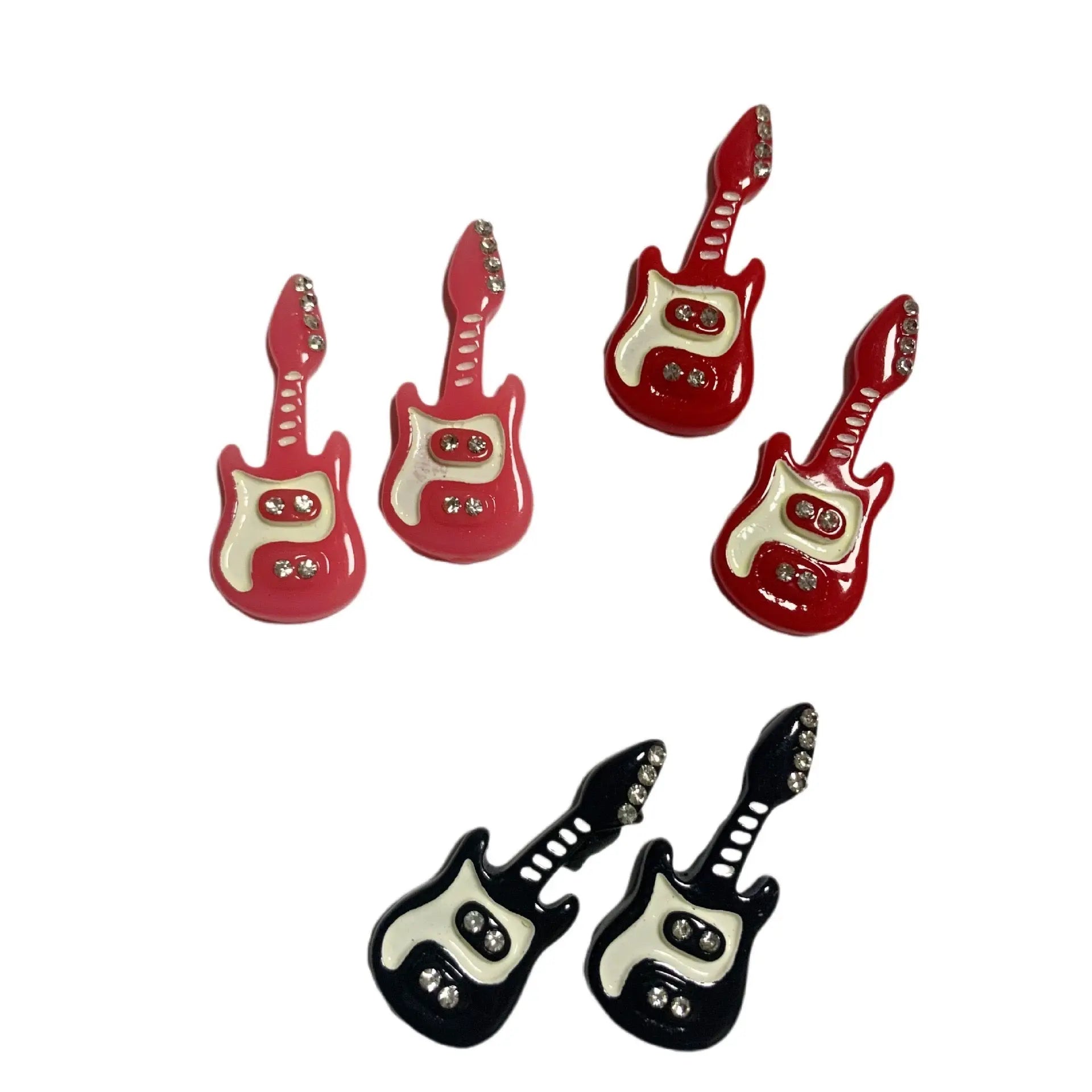 'Punk Princess' Kawaii Punk Guitar Earrings