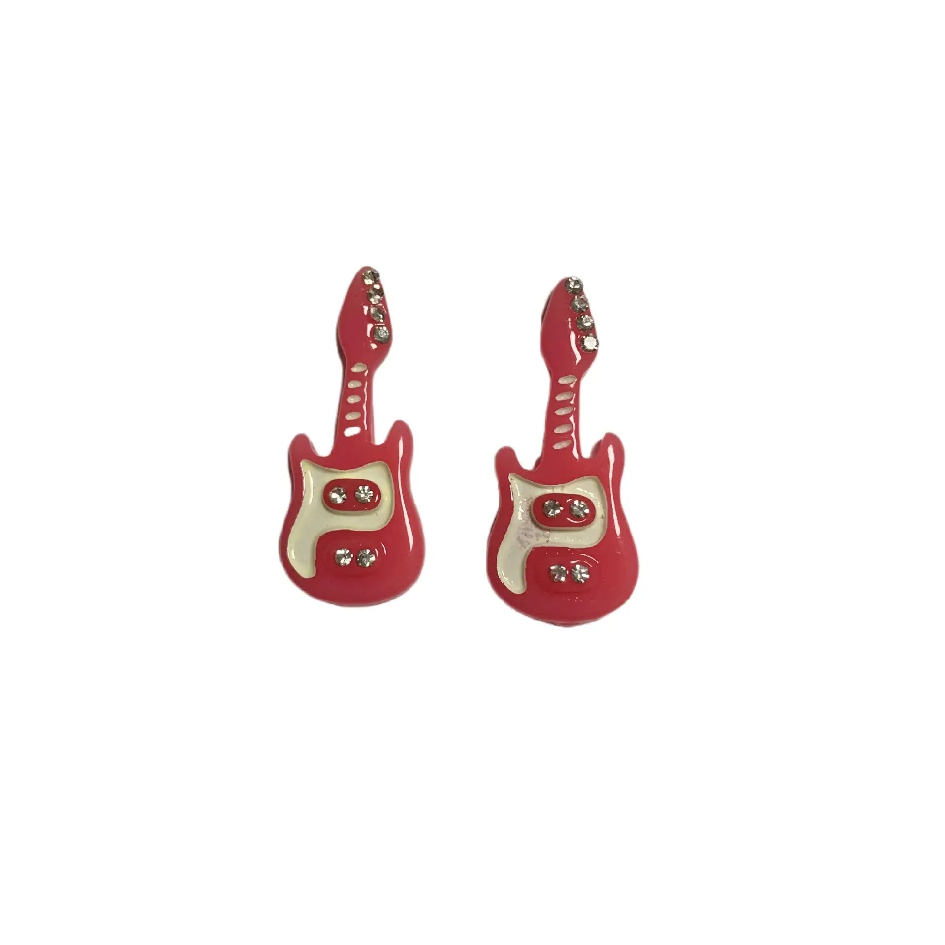 'Punk Princess' Kawaii Punk Guitar Earrings