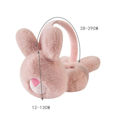 'Rabbito' Kawaii Fluffy Rabbit Face Earmuff