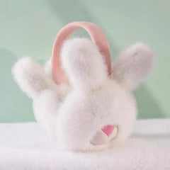 'Rabbito' Kawaii Fluffy Rabbit Face Earmuff