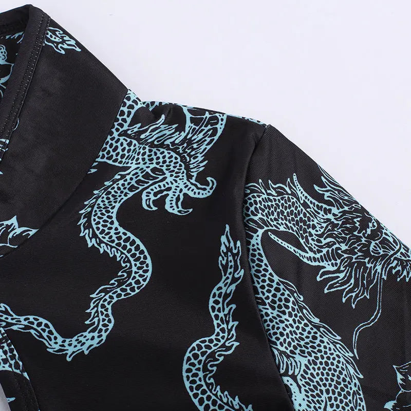 'Rathian' Dragon Gothic Cheongsam Dress