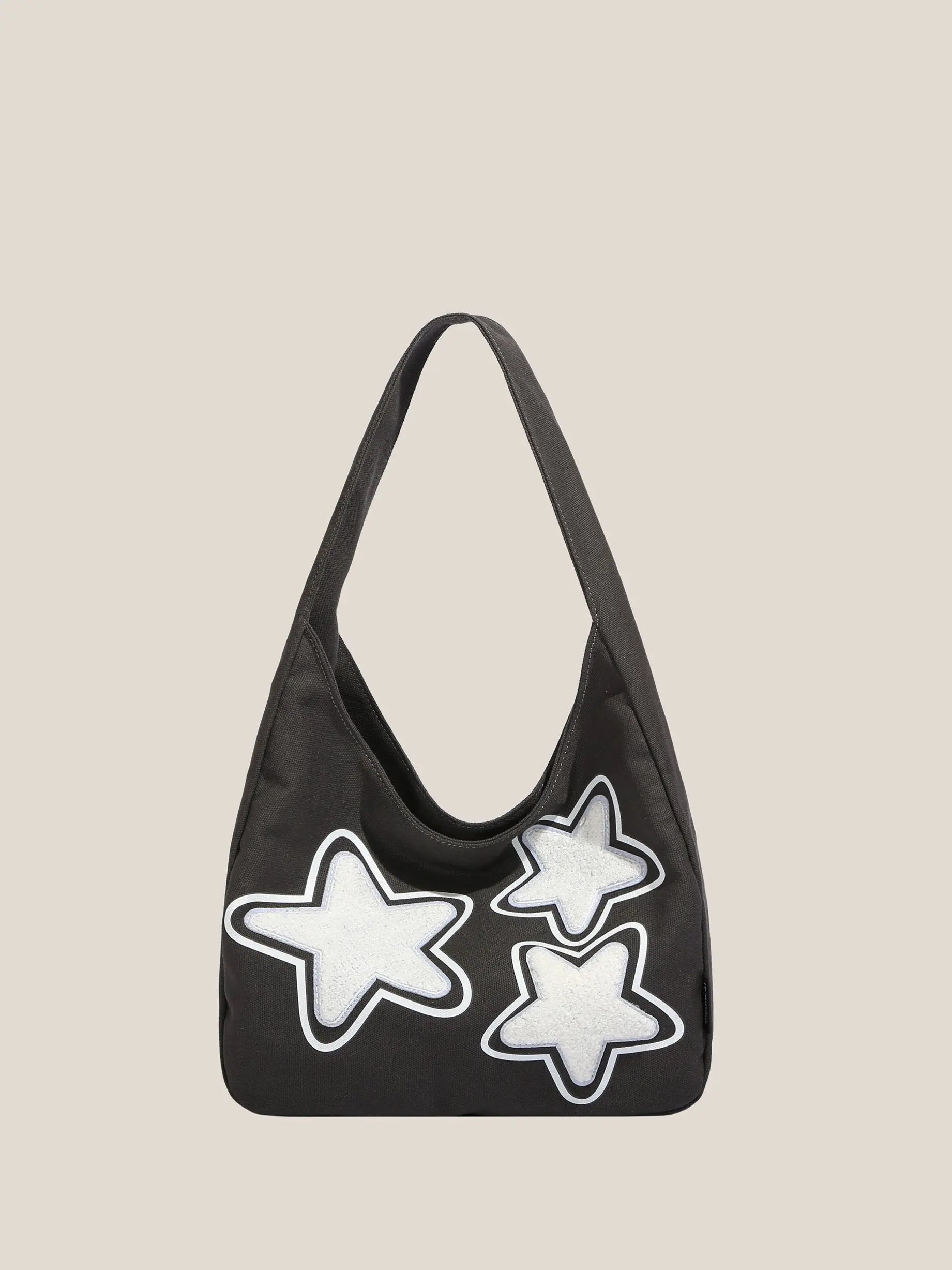 'Retro Star' Y2k Fleeced Star Underarm Bag