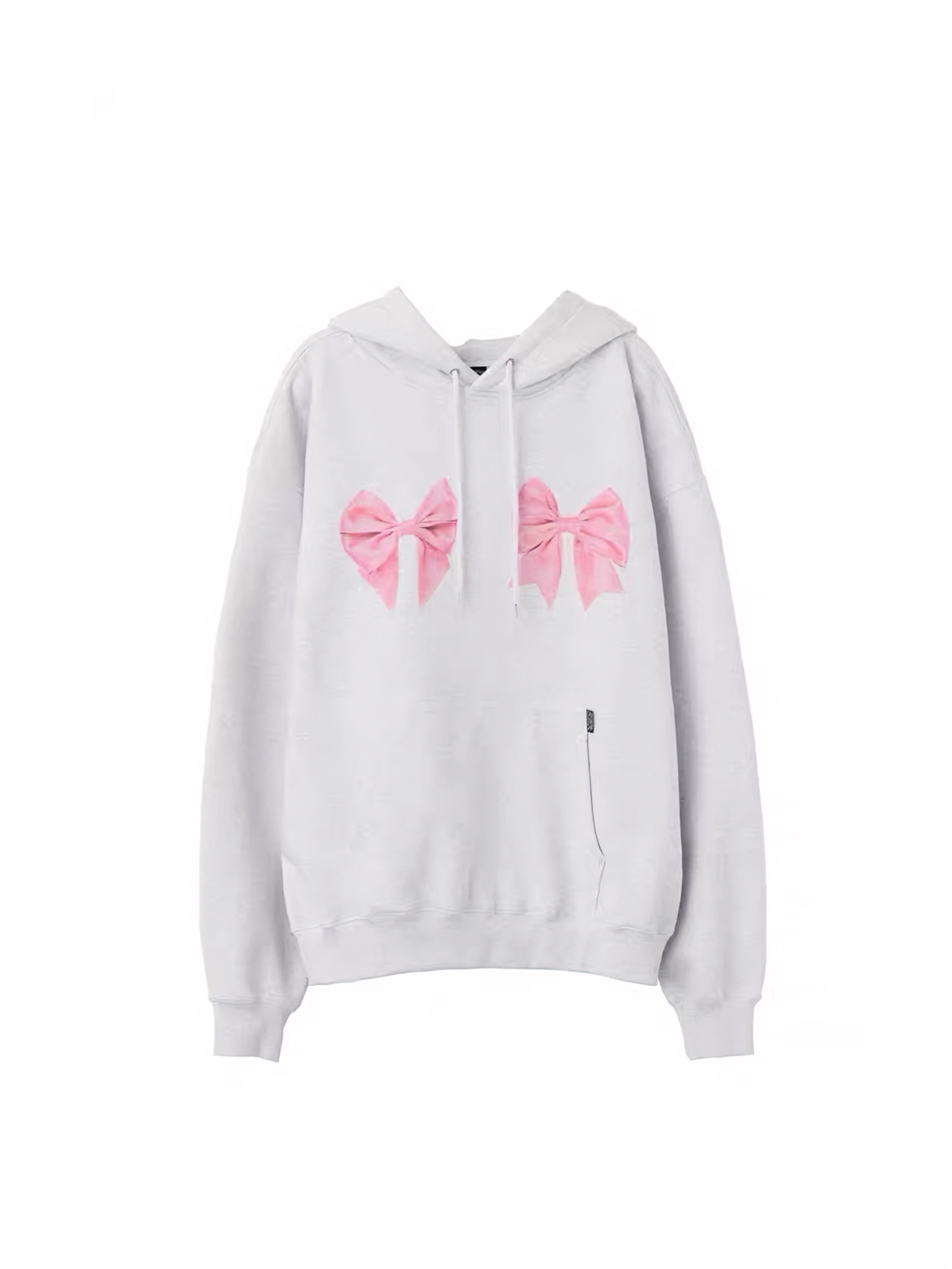 'Ribbon Girl' Coquette Street Style Bowtie Hoodie