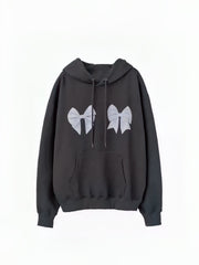 'Ribbon Girl' Coquette Street Style Bowtie Hoodie