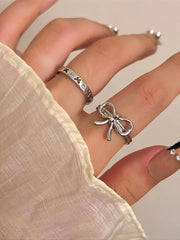 'Ribbon' Coquette Basic Ribbon Rings Set