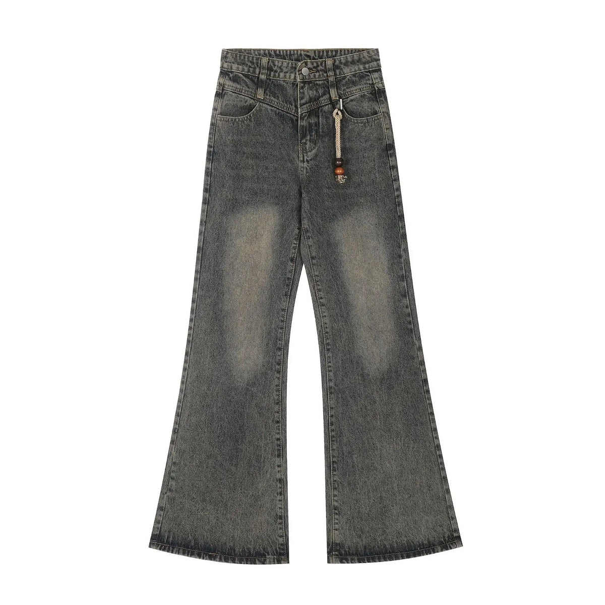 'Sand' Wasteland Punk Distressed Denim Pants