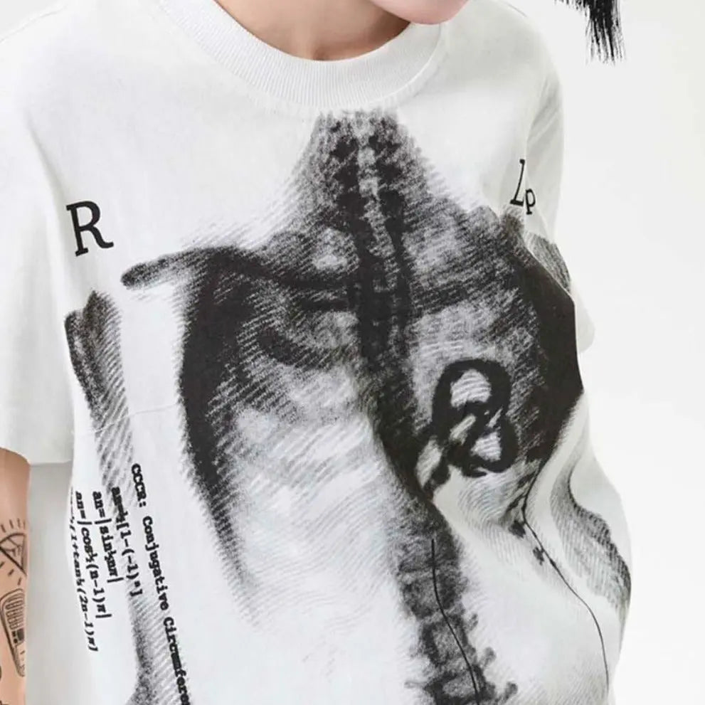 'Scan Me' Dark Grunge X-Ray Shirts