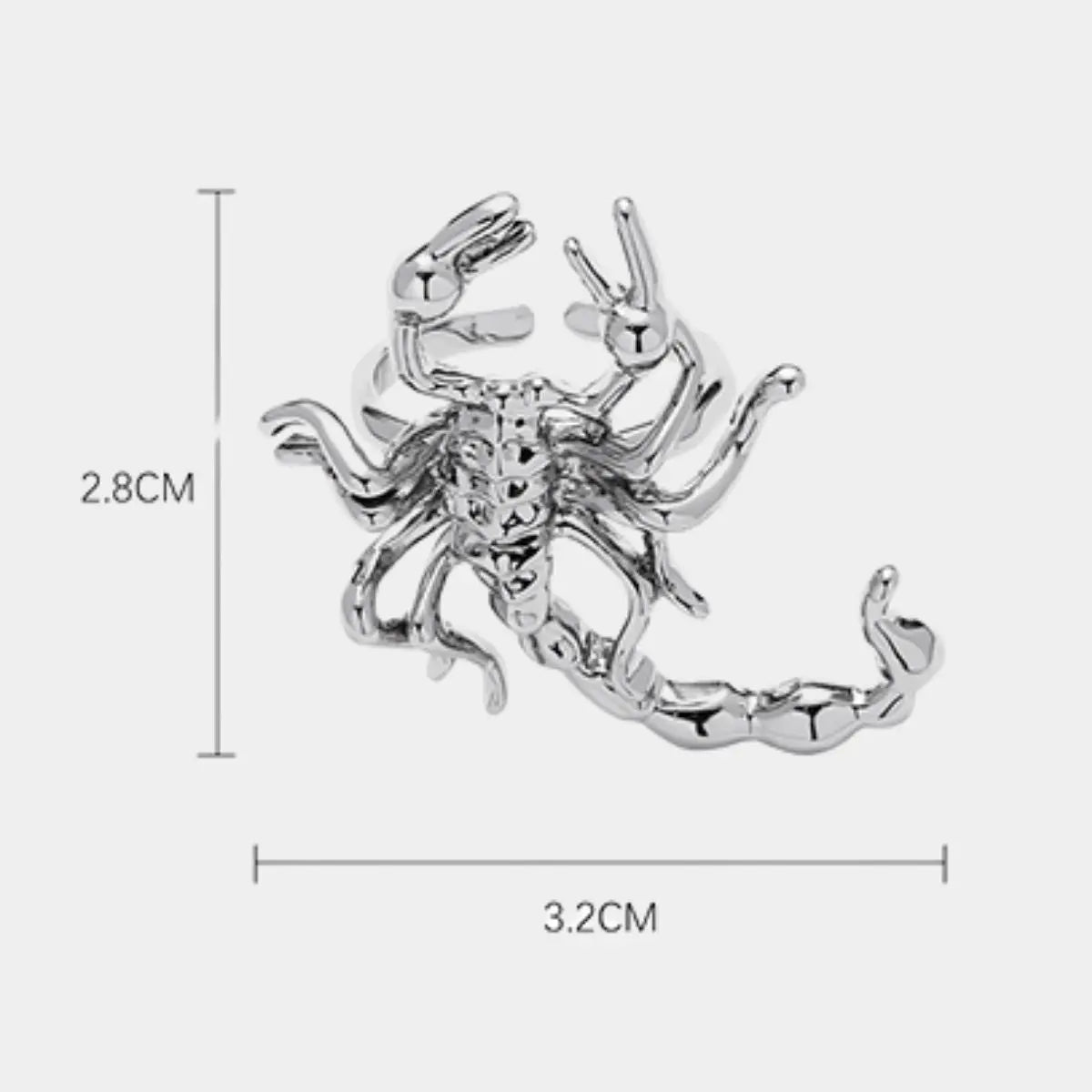 'Scorpion' Punk Metal Scorpion Ring