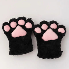 'Scratch' Furry Cat Paws Neko Gloves