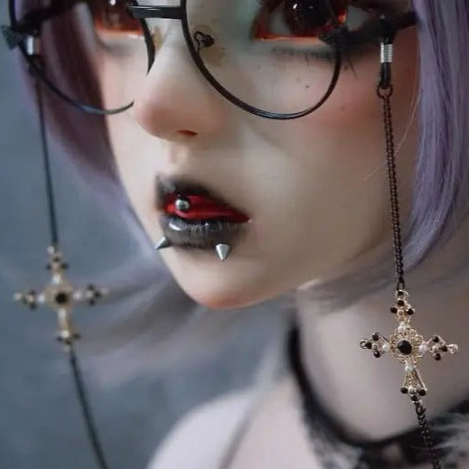 'Shadow Play' Goth Harajuku Fake Glasses