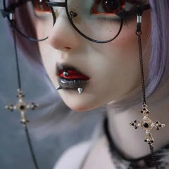 'Shadow Play' Goth Harajuku Fake Glasses