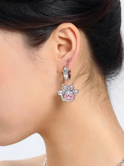 'Crystal Dream' Kawaii Paws Hook Earrings