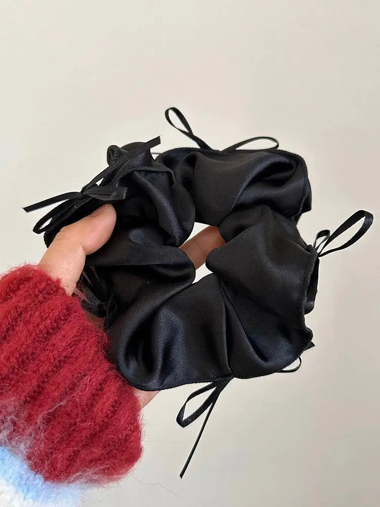 'Silky Smooth' Ribbon Core Ballet core Scrunchies