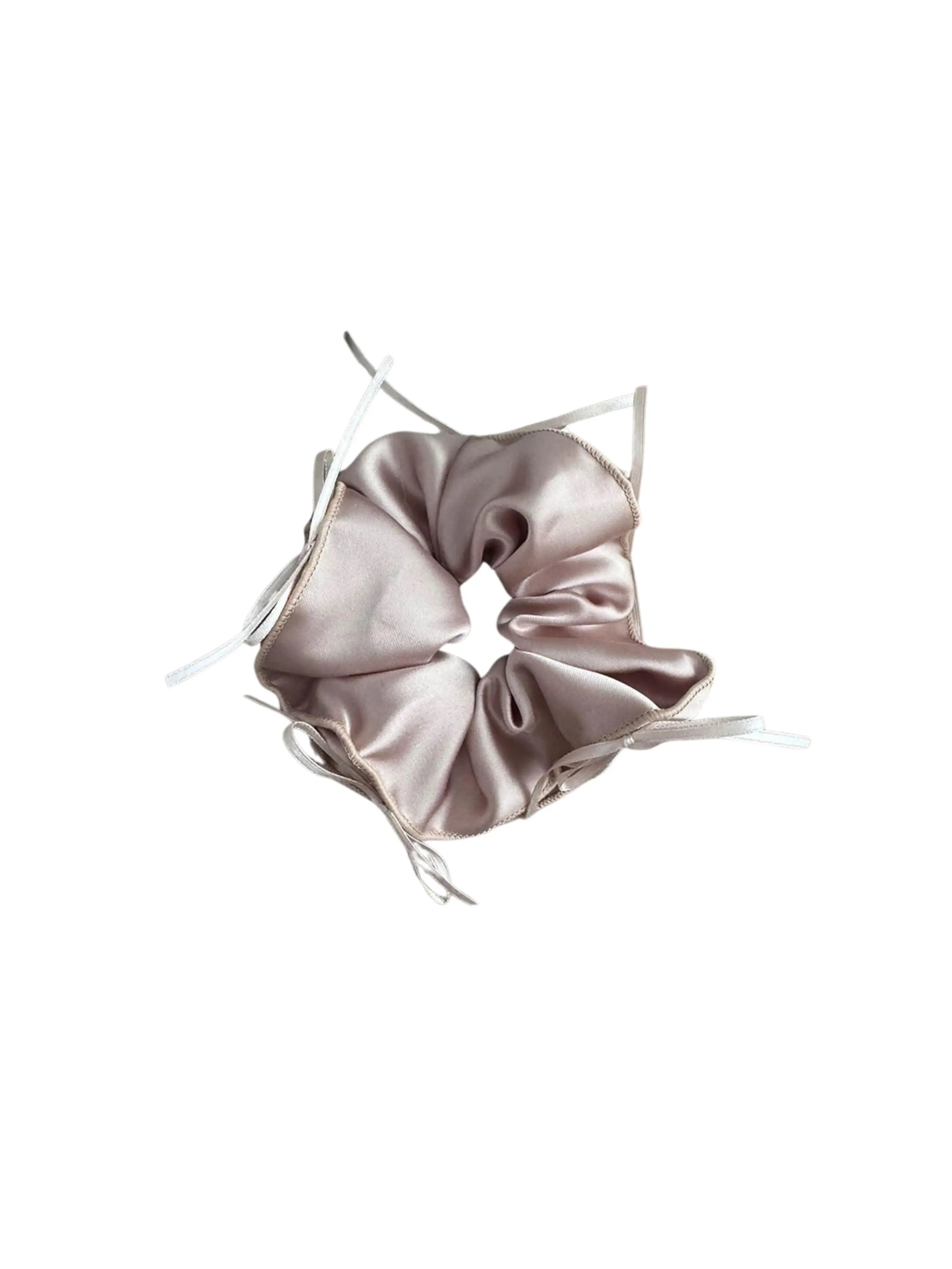 'Silky Smooth' Ribbon Core Ballet core Scrunchies