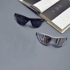 'Silver City' Irregular Festival Chain Sunglasses