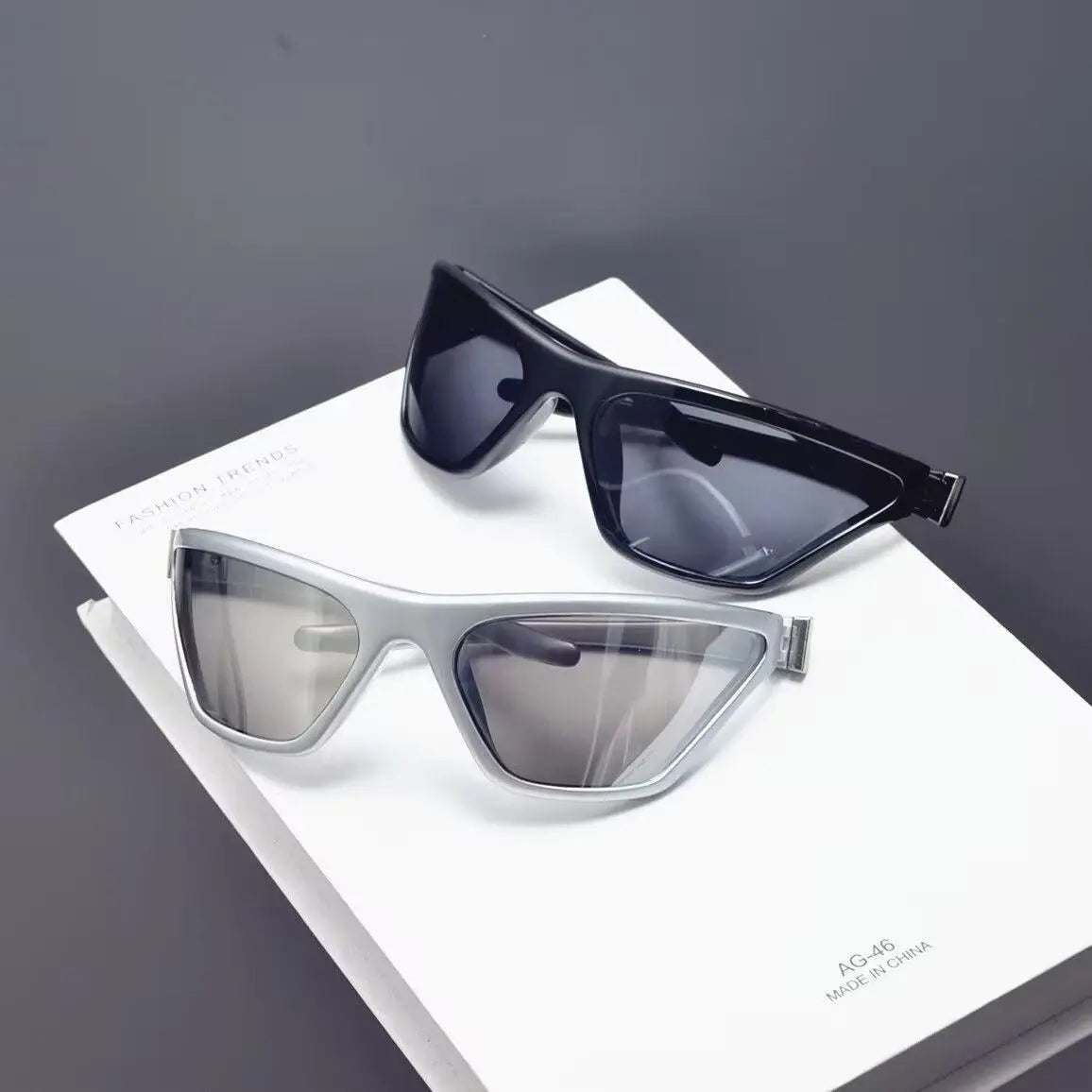 'Silver City' Irregular Festival Chain Sunglasses