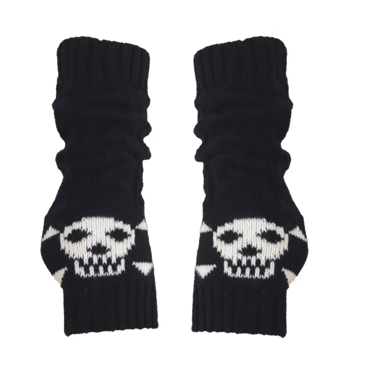 'Mr.Skull' Knitted Dark Alt Gloves