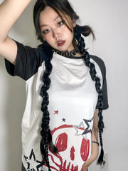 'Skull Joy' Harajuku Oversized Unisex Graphic T-Shirts