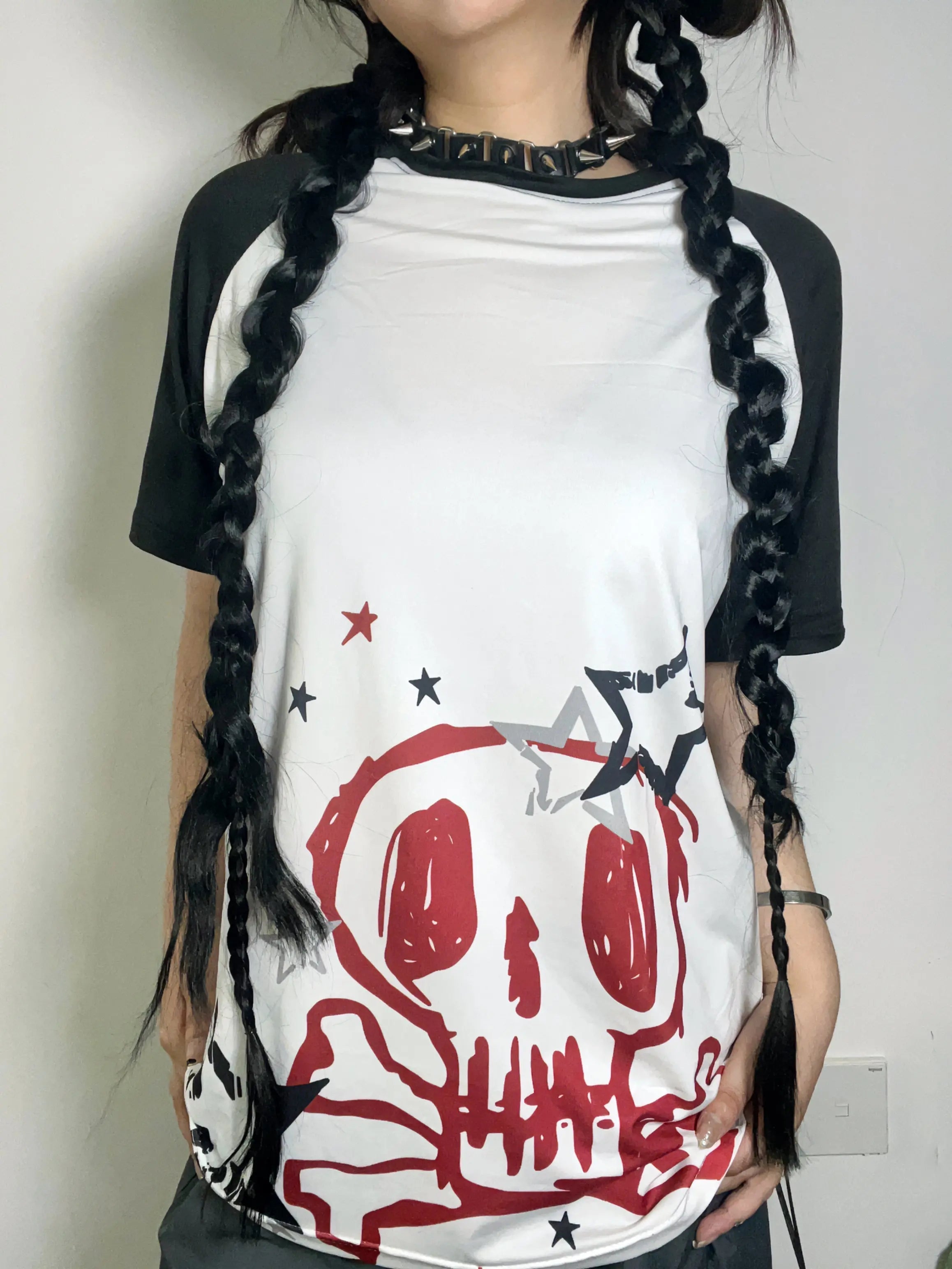 'Skull Joy' Harajuku Oversized Unisex Graphic T-Shirts