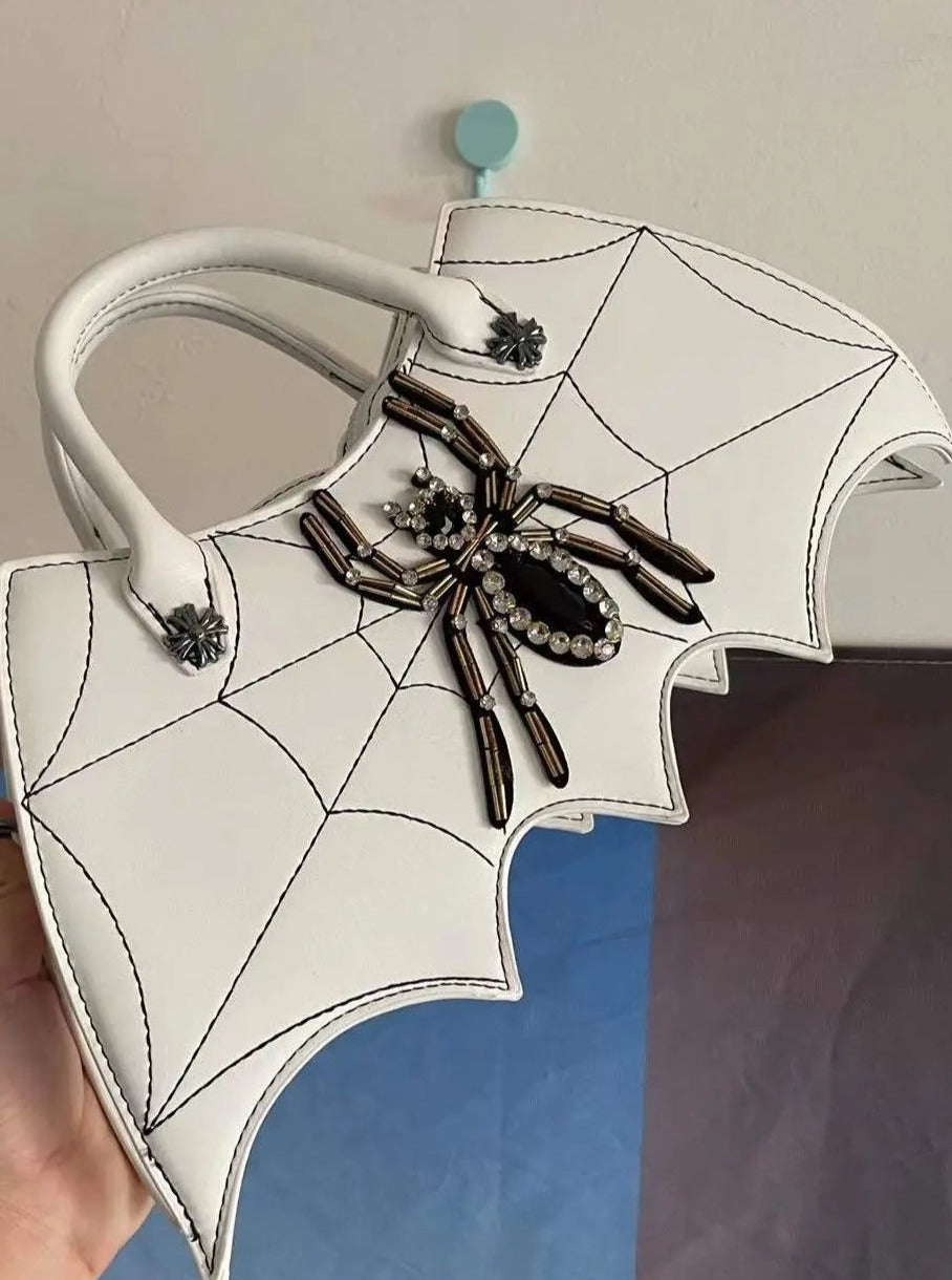 'Spider Glam' Alt Dark Spider Shape Hand Bags