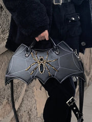 'Spider Glam' Alt Dark Spider Shape Hand Bags