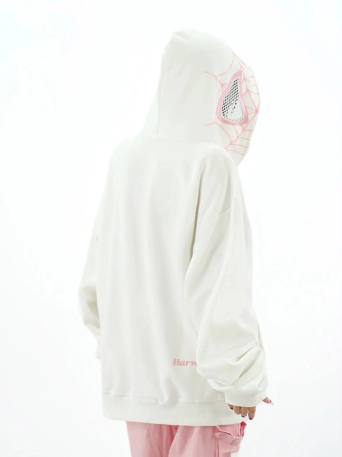 'Spider Squad' Zipped Oversized Hoodie