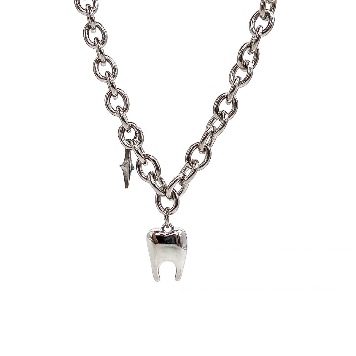 'Spooky' Teeth & Star Shape Necklace