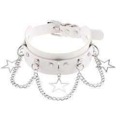 'Star Wish' Chains Punk Metal Choker