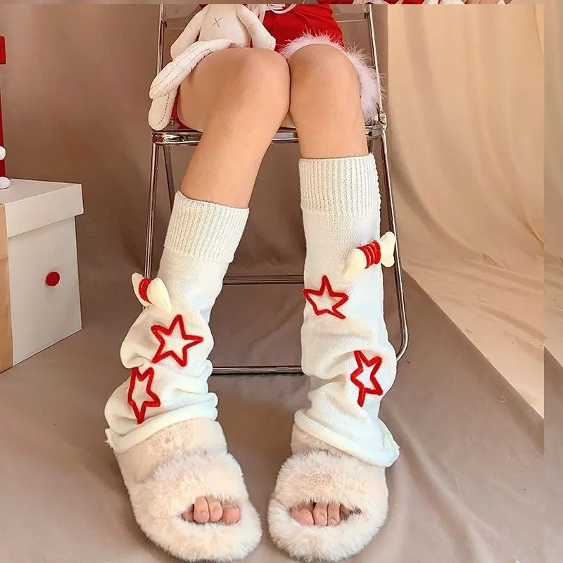 'Stardew' Kawaii Star Skull Leg Warmers