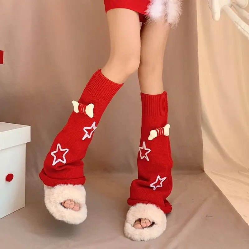 'Stardew' Kawaii Star Skull Leg Warmers