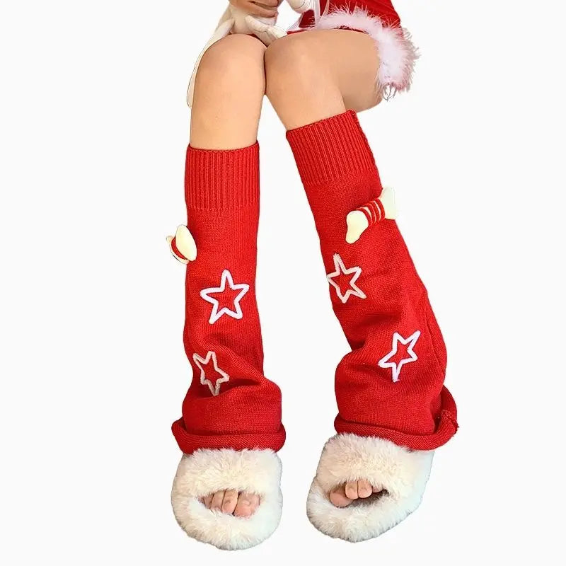 'Stardew' Kawaii Star Skull Leg Warmers