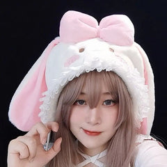 'Stella' Kawaii Lolita Plush Bunny Hat