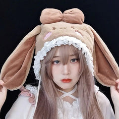 'Stella' Kawaii Lolita Plush Bunny Hat