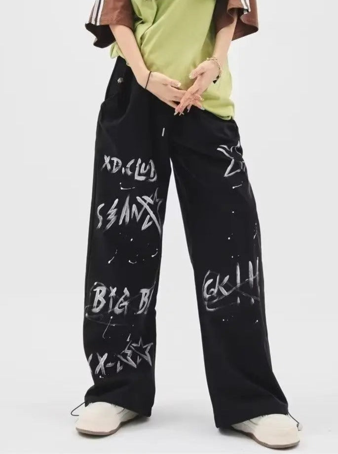 'Shooting Star' Street Hip Hop Graffiti Sweatpants