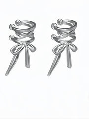 'Susanna' Coquette Girly Ribbon Non-Piercing Ear Cuff