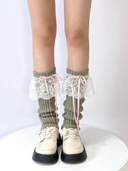 'Swan Lake' Ballet Core Ruffle Bow-tie Leg Warmers