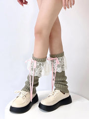 'Swan Lake' Ballet Core Ruffle Bow-tie Leg Warmers