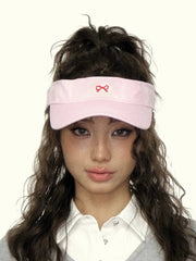 'Sweet Taste' Streetstyle Coquette Ribbon Tennis Cap