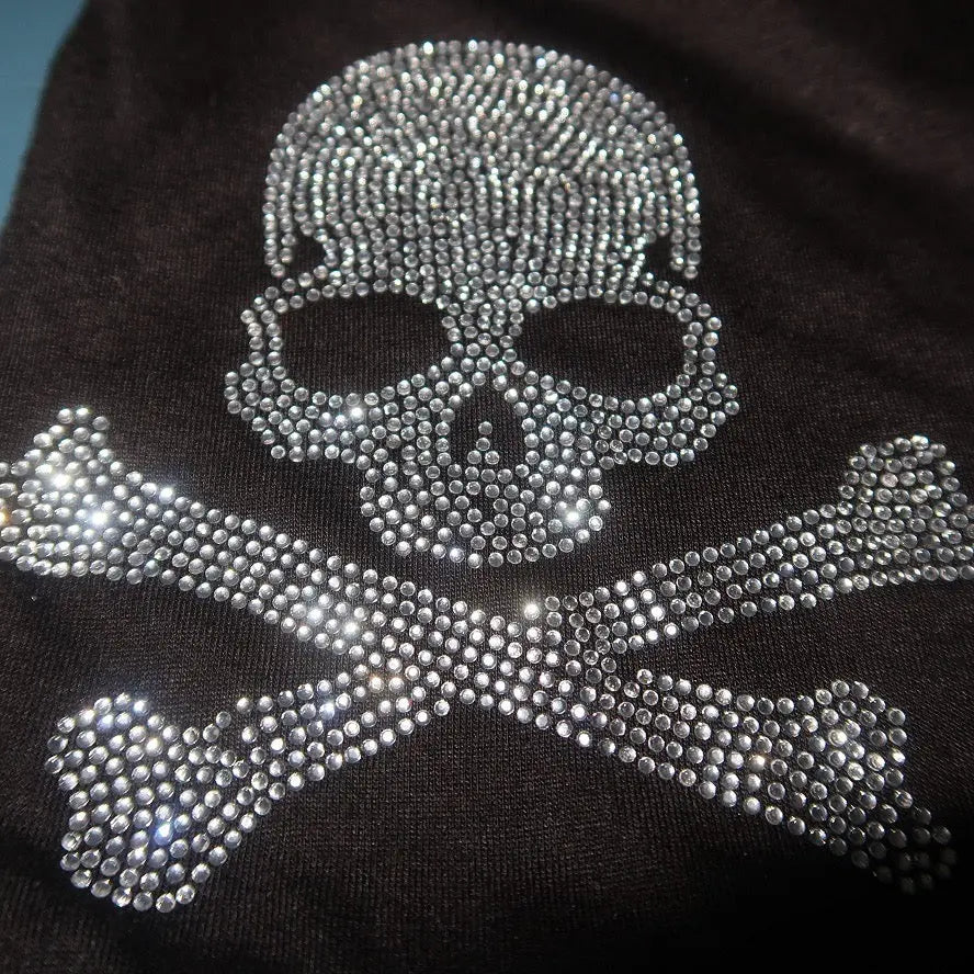 'Teen Spirit' Grunge Skull Sequins Beanie Hat