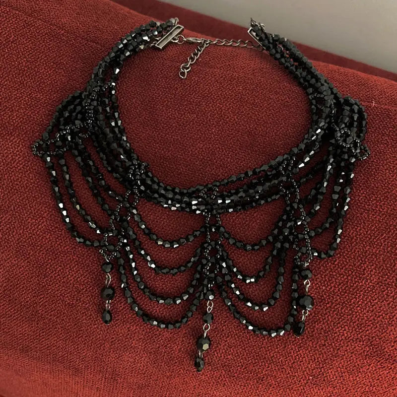 'Temptation' Goth Multi-layers Chokers