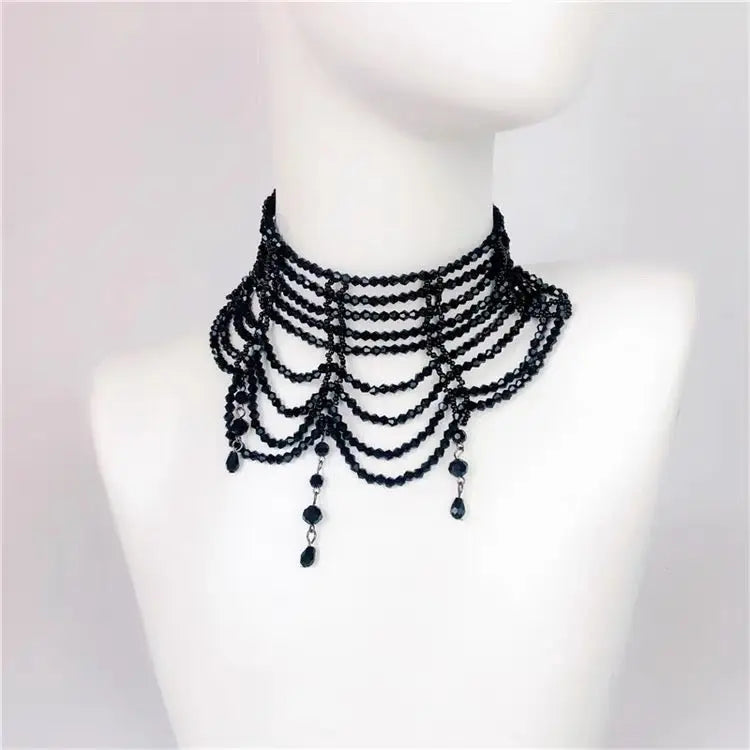 'Temptation' Goth Multi-layers Chokers