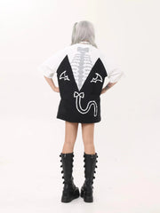 'Tenki Cat' Streetstyle Kawaii Oversized Skull Shirts