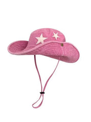 'Texas Star' Y2k Style Pink Star Cowboy Hat