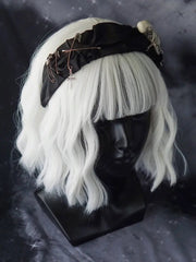 'The Addams Family' Goth Skull Decor Headband