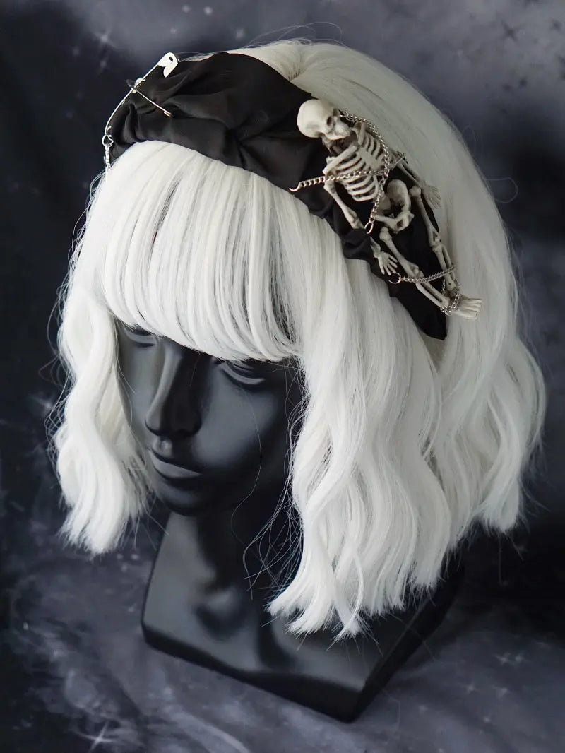 'The Addams Family' Goth Skull Decor Headband