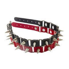 'Thorns' Rivet Punk Pu Choker